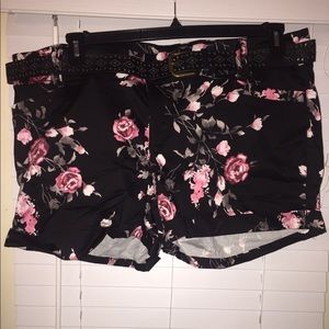 Torrid Floral Shorts